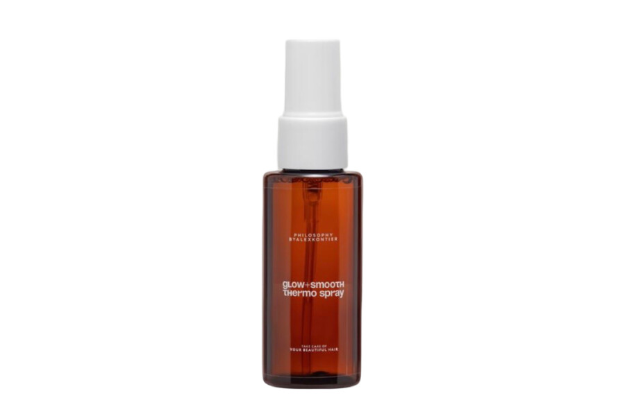 Термозащитный спрей Glow + Smooth Thermo Spray в коричневом флаконе