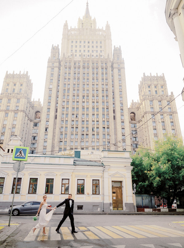 Романтичная московская свадьба
