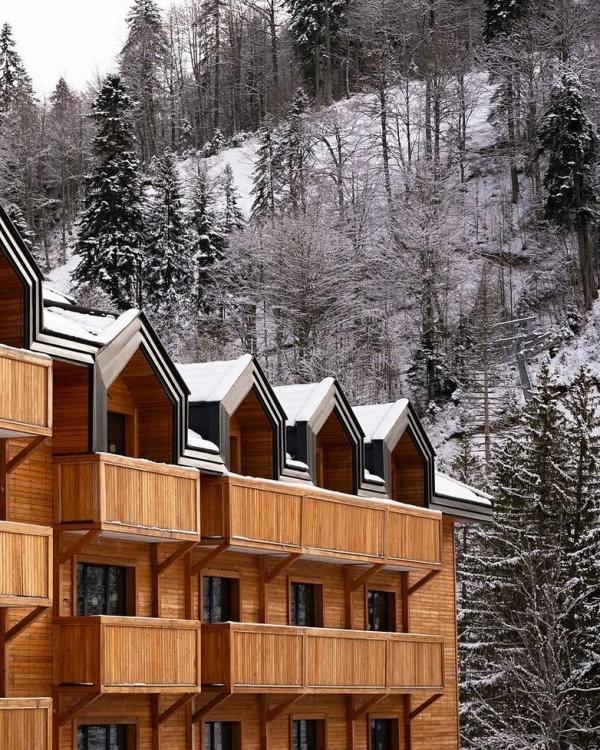 Самые красивые отели в горах для романтического