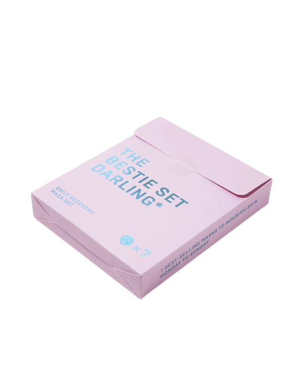 Розовая коробка набора масок для лица Darling The Bestie Set