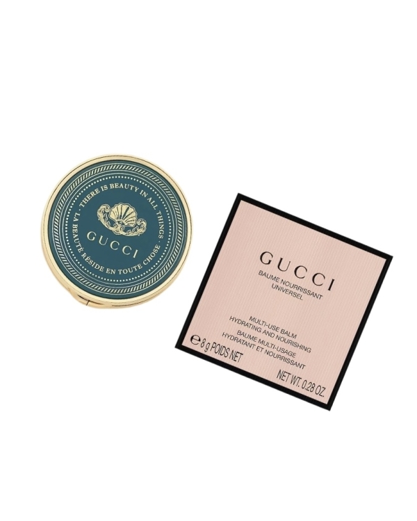Многофункциональный бальзам для губ Gucci в пудровой упаковке