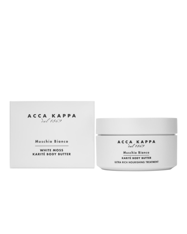 Белые банки масла для тела Muschio Bianco Acca Kappa
